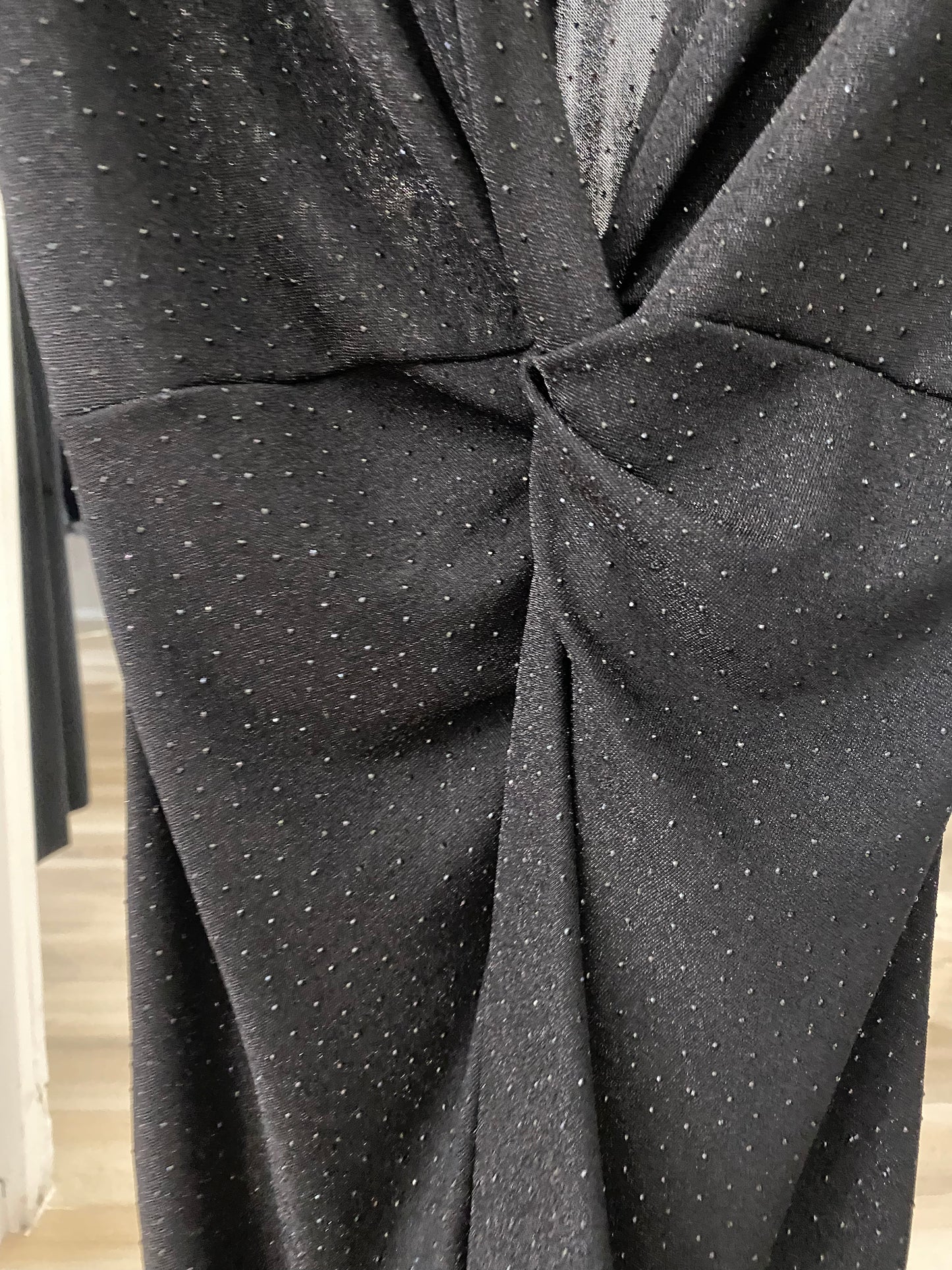 Abito Maryley nero con strass
