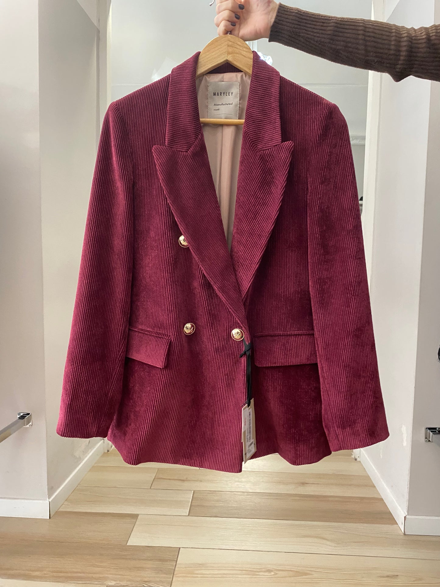 Blazer in velluto Maryley