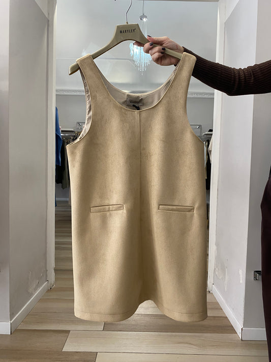 Abito salopette Maryley daino