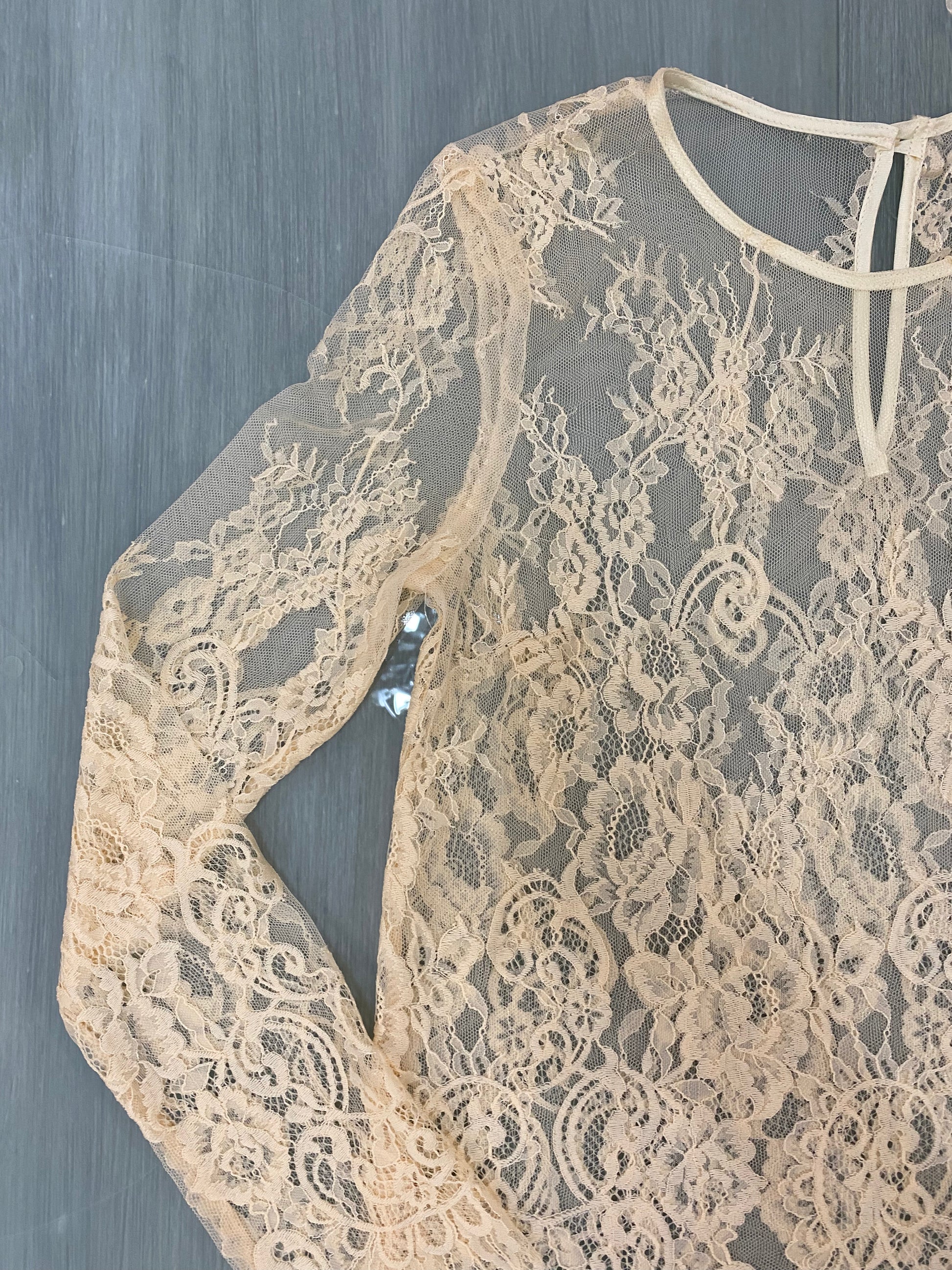 Maryley blusa in pizzo panna - Premium BLUSE from MARYLEY - Just €79! Shop now at Amaltea