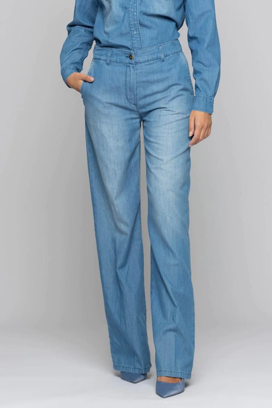 Jeans wide leg Kocca frontale