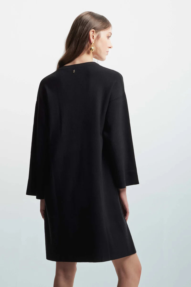 Kocca abito corto in maglia- dietro