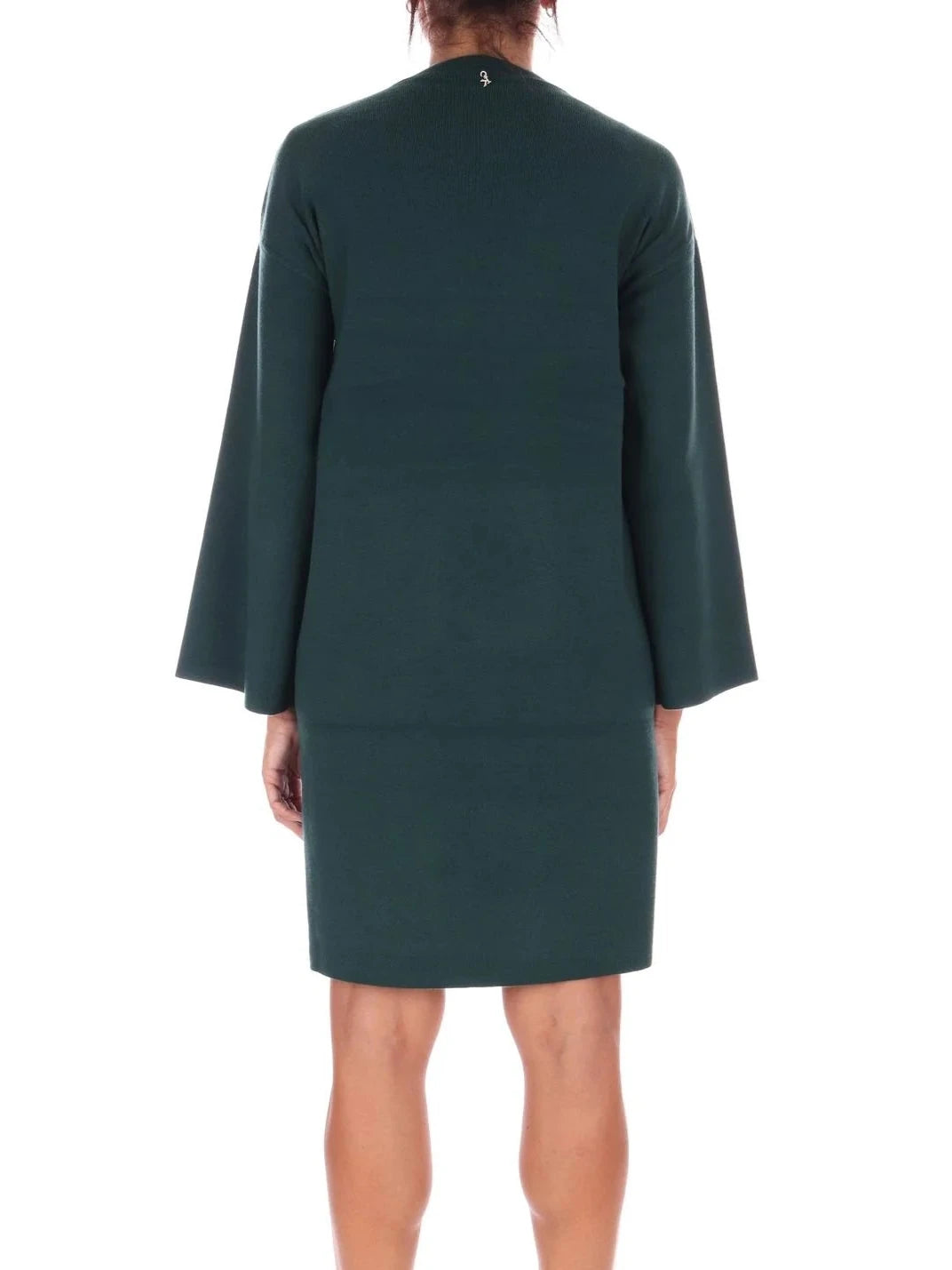 Kocca abito corto in maglia verde retro 