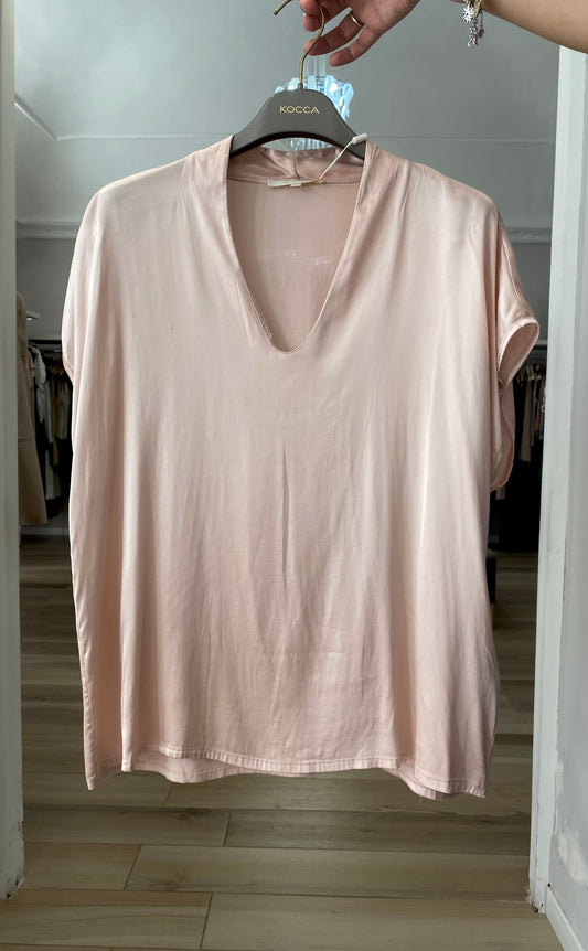 Kocca blusa in viscosa rosa