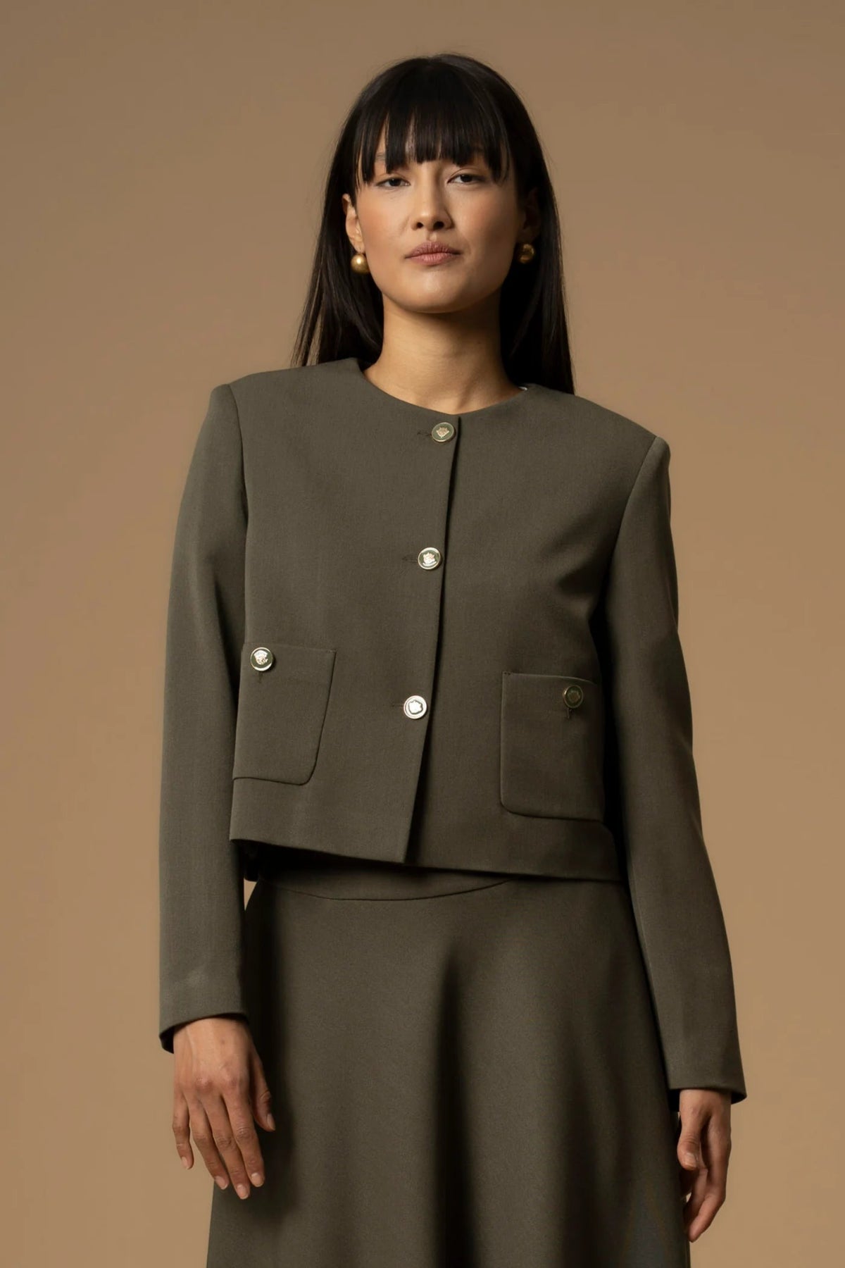 Kocca_giacca_corta_verde_militare_frontale