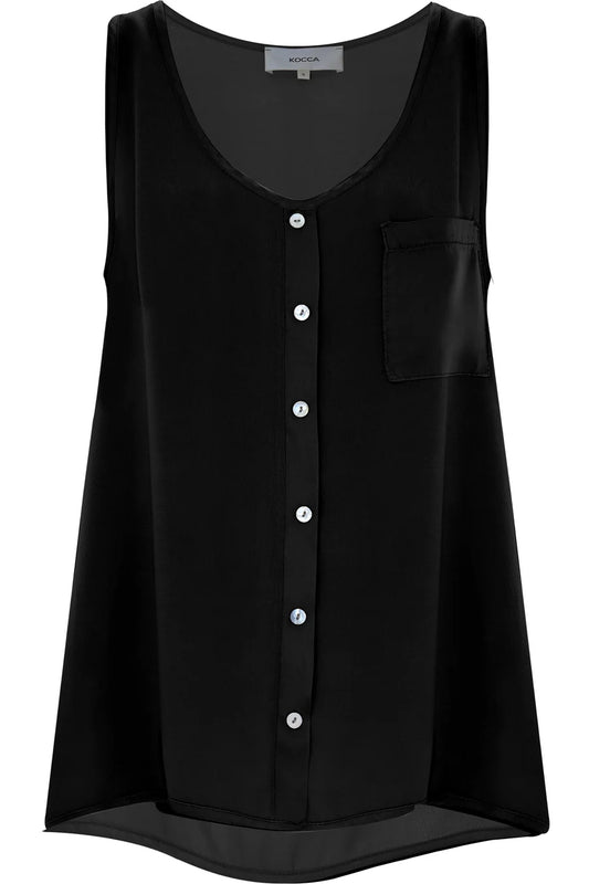 Kocca canotta in viscosa