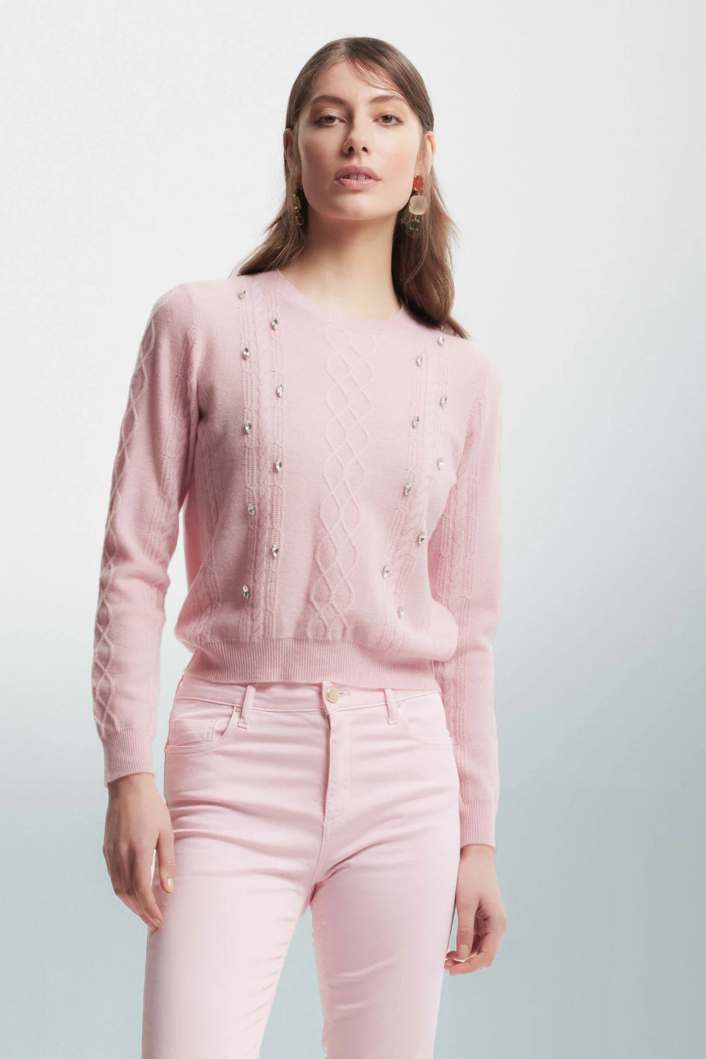 Kocca maglia con pietre gioiello
