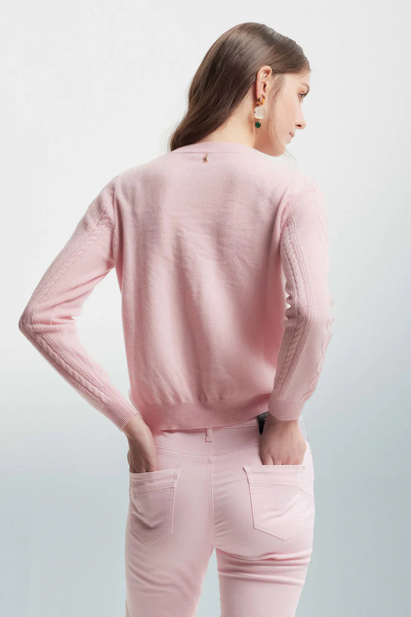 Kocca maglia con pietre gioiello