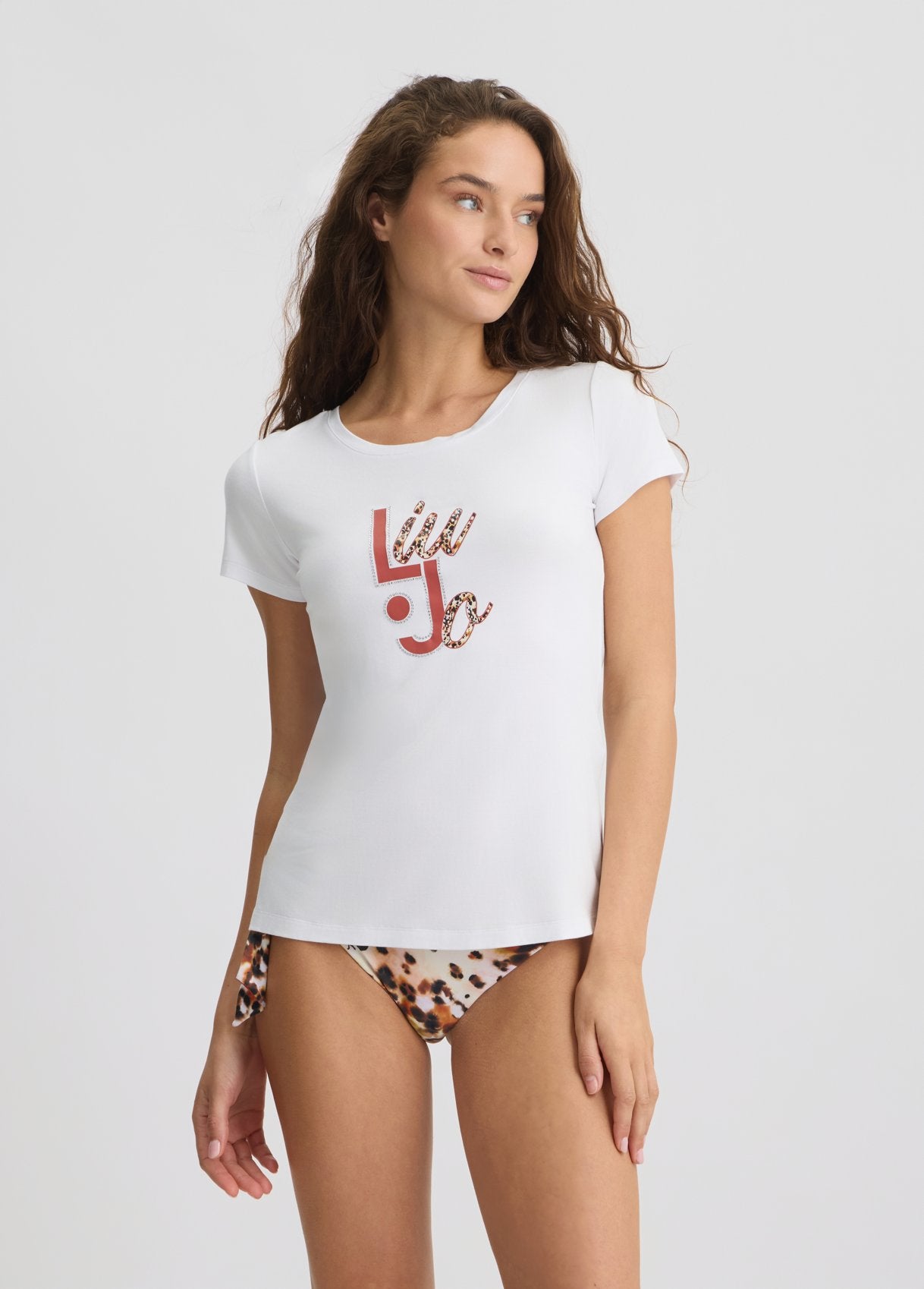LiuJot-shirtbiancalogomaculatofrontale