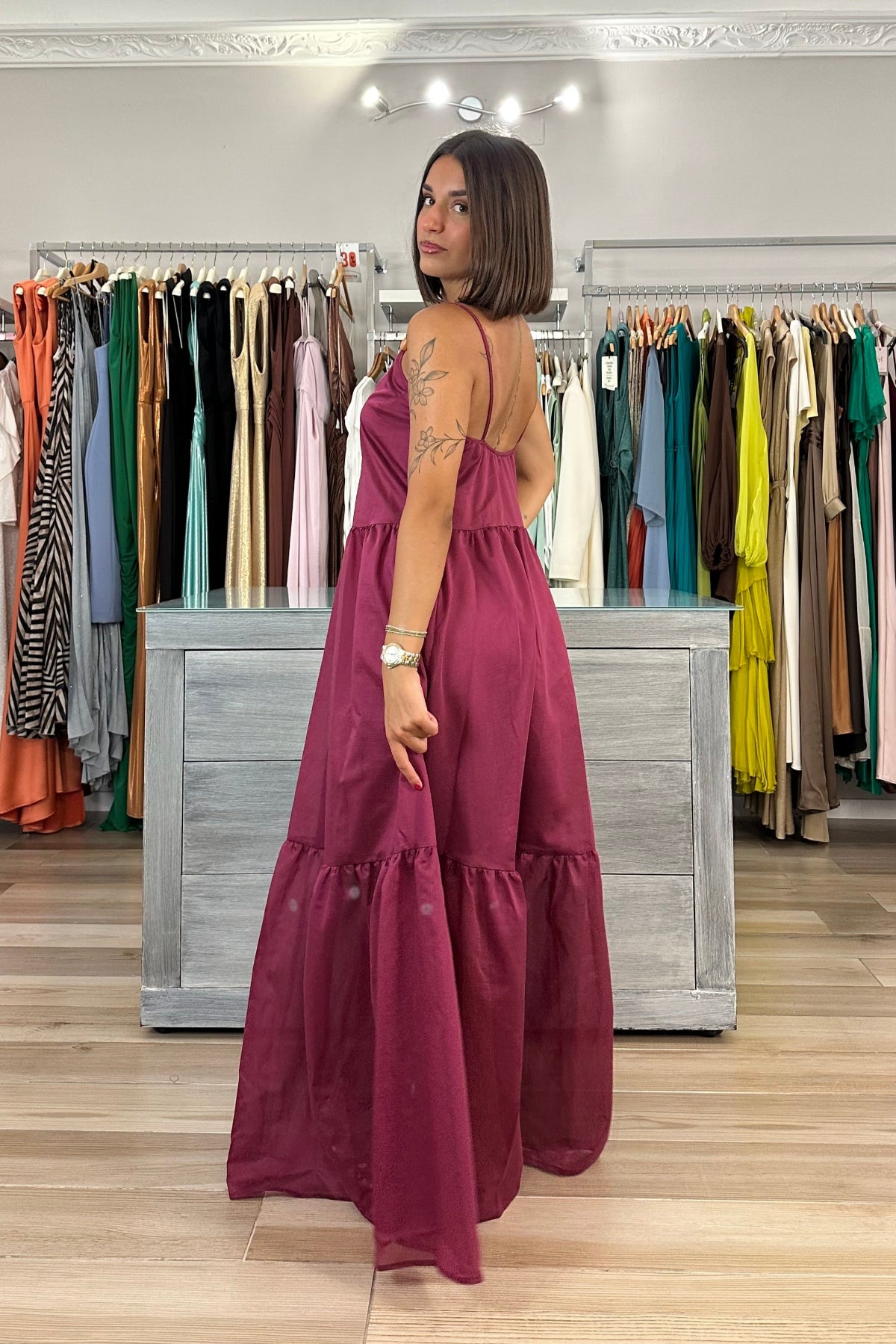 Maryley abito lungo retro