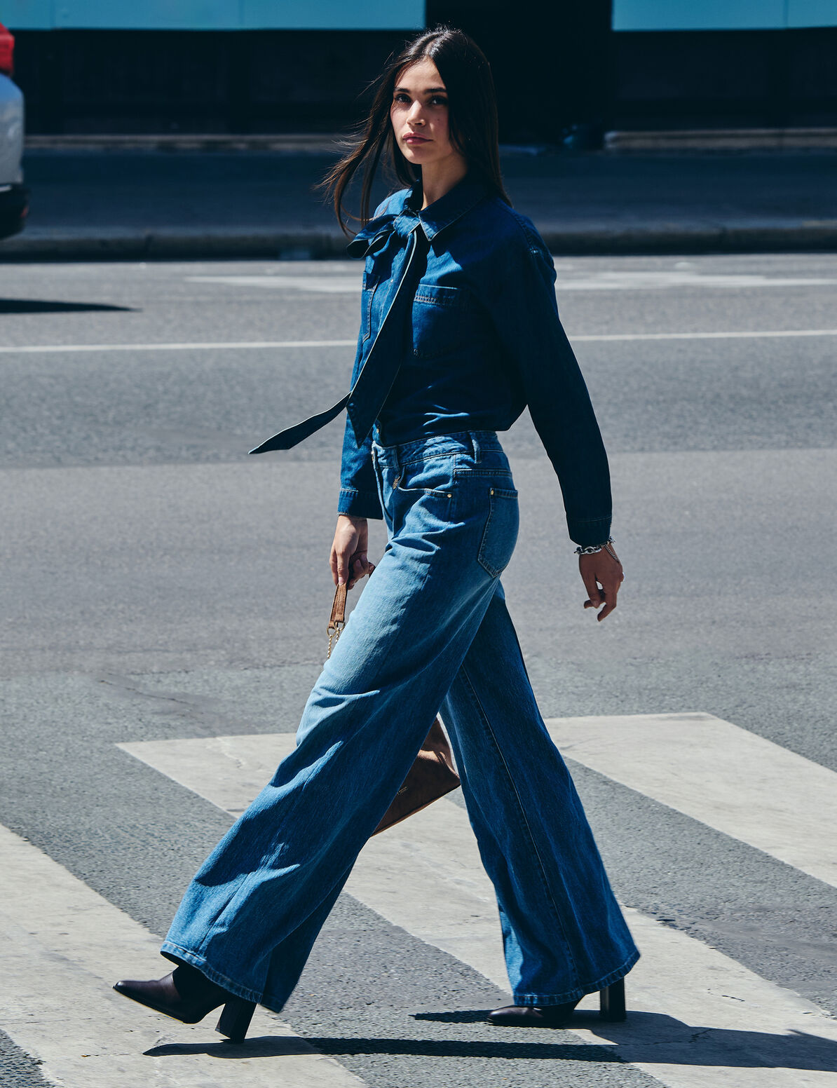 Morgan camicia in denim - CORINE