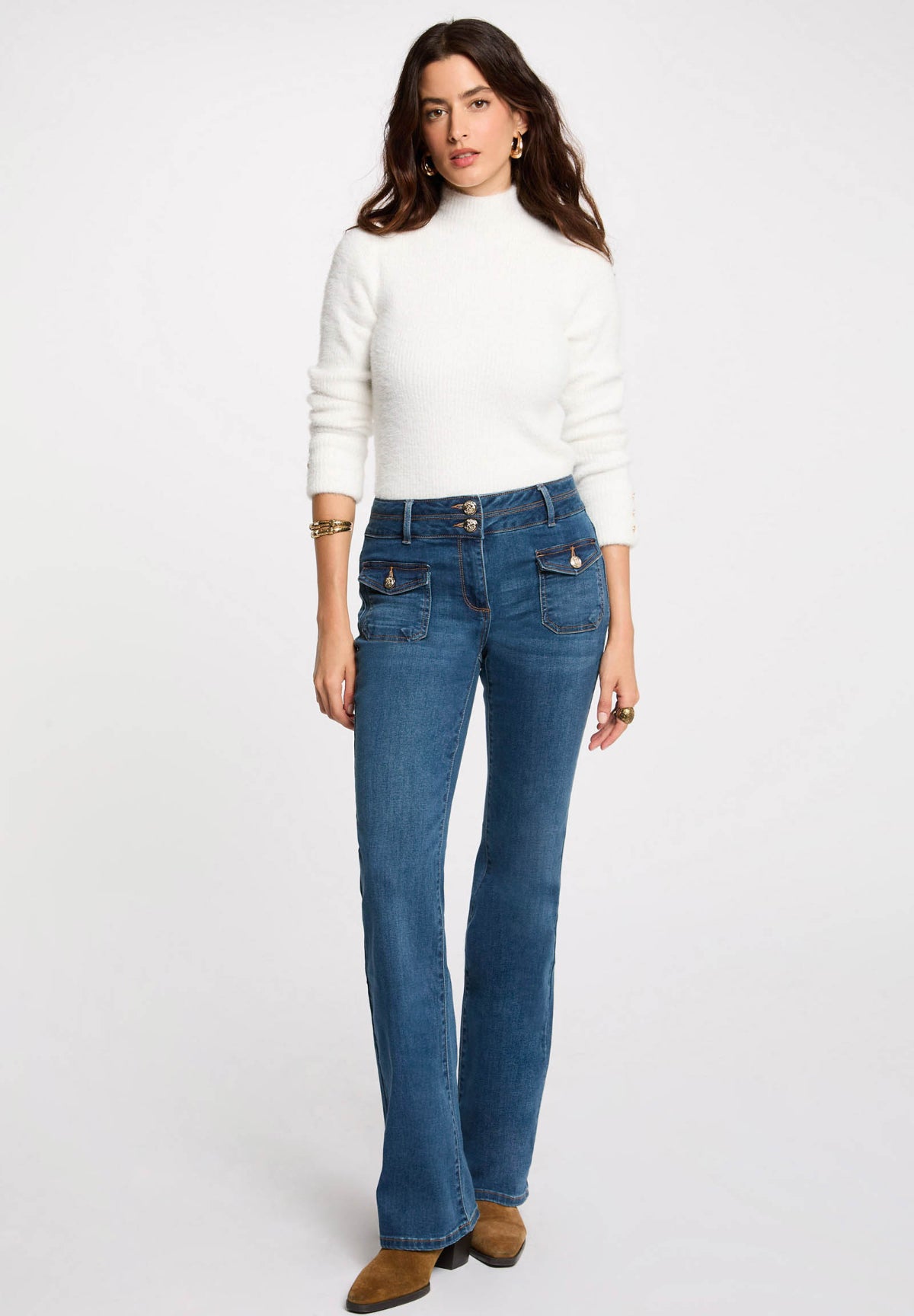 Morgan de toi maglioncino panna