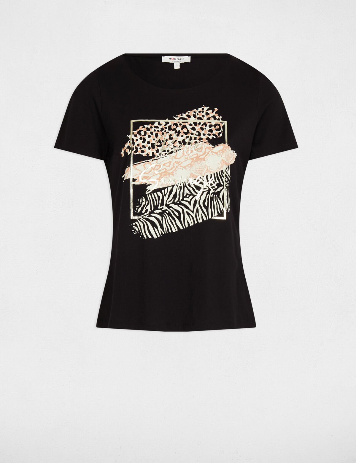 Morgan_de_toi_t-shirt_animalier_nera_dettaglio