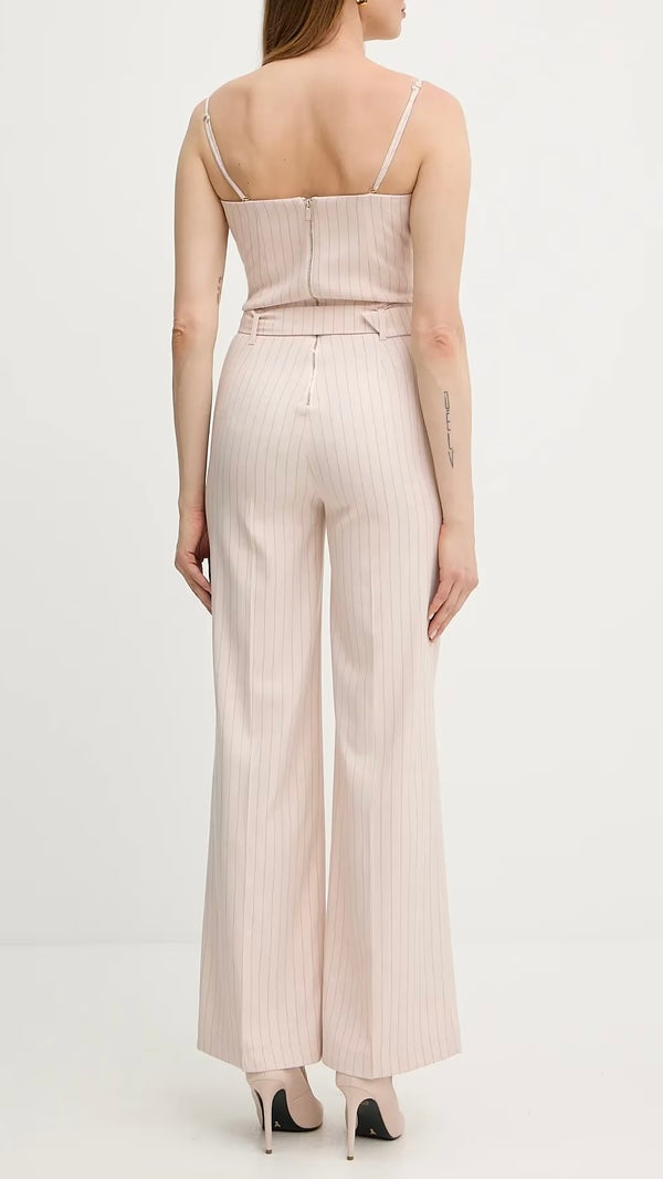 Morgan tuta gessata rosa retro