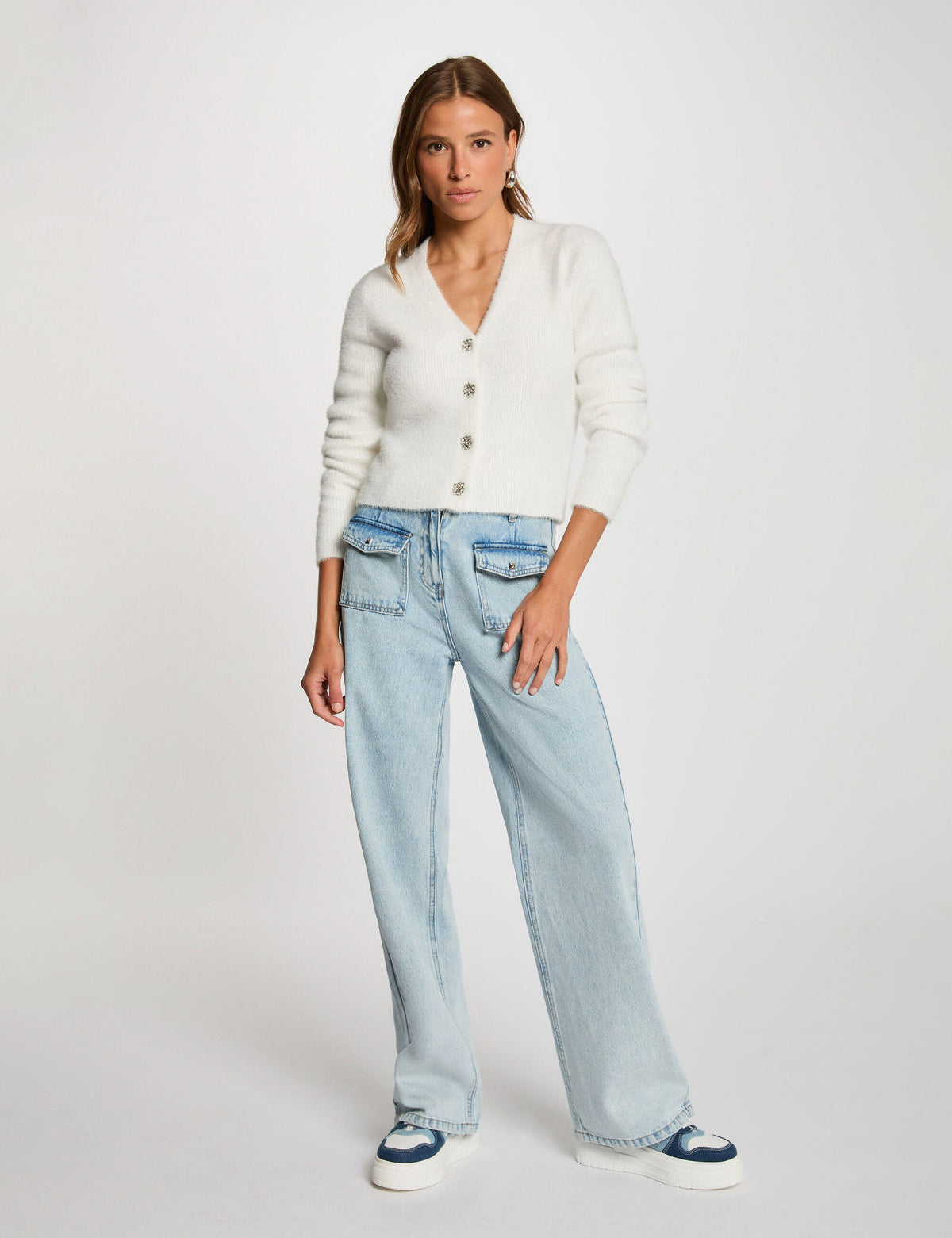 Morgancardiganconbottonigioiellofrontale