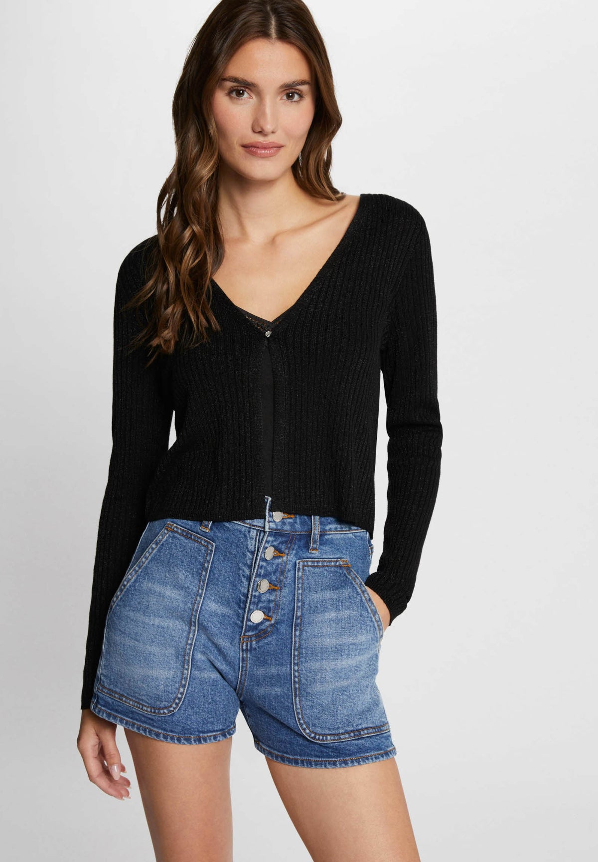 Morgandetoicardiganlurexfrontale