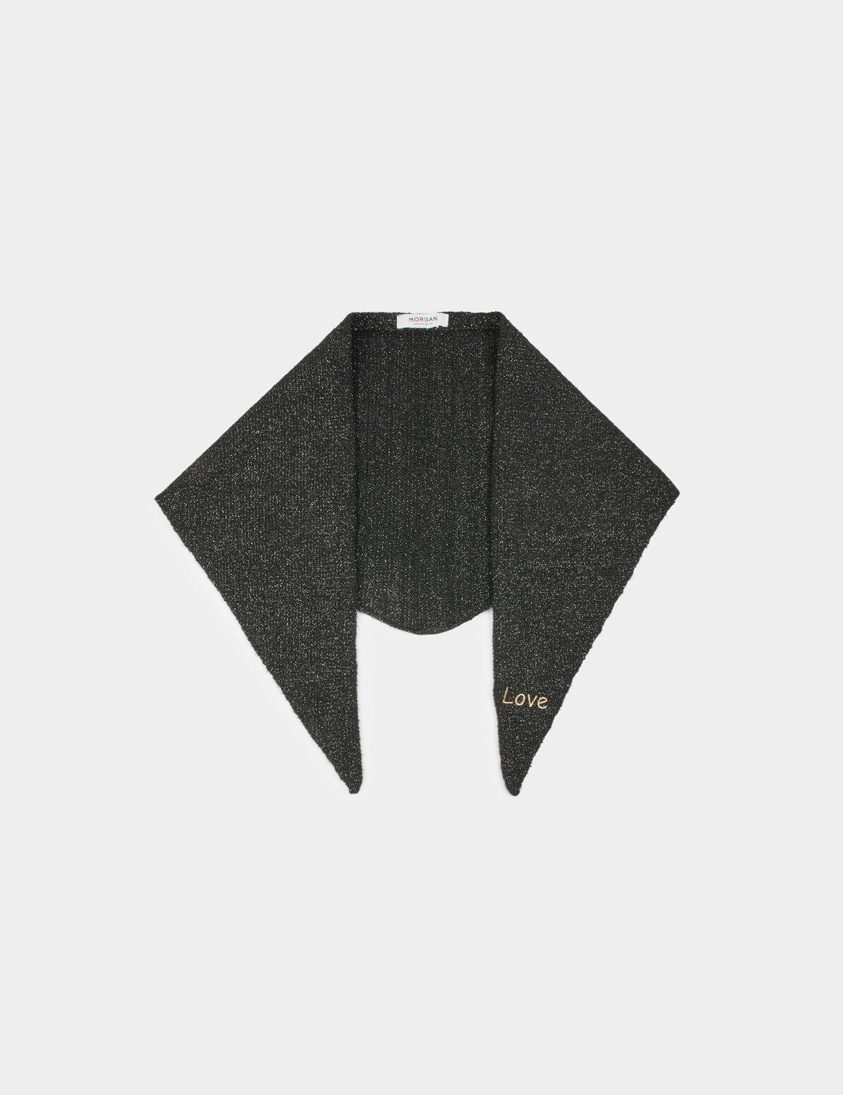 Morgansciarpaconfilimetallizzatifrontale