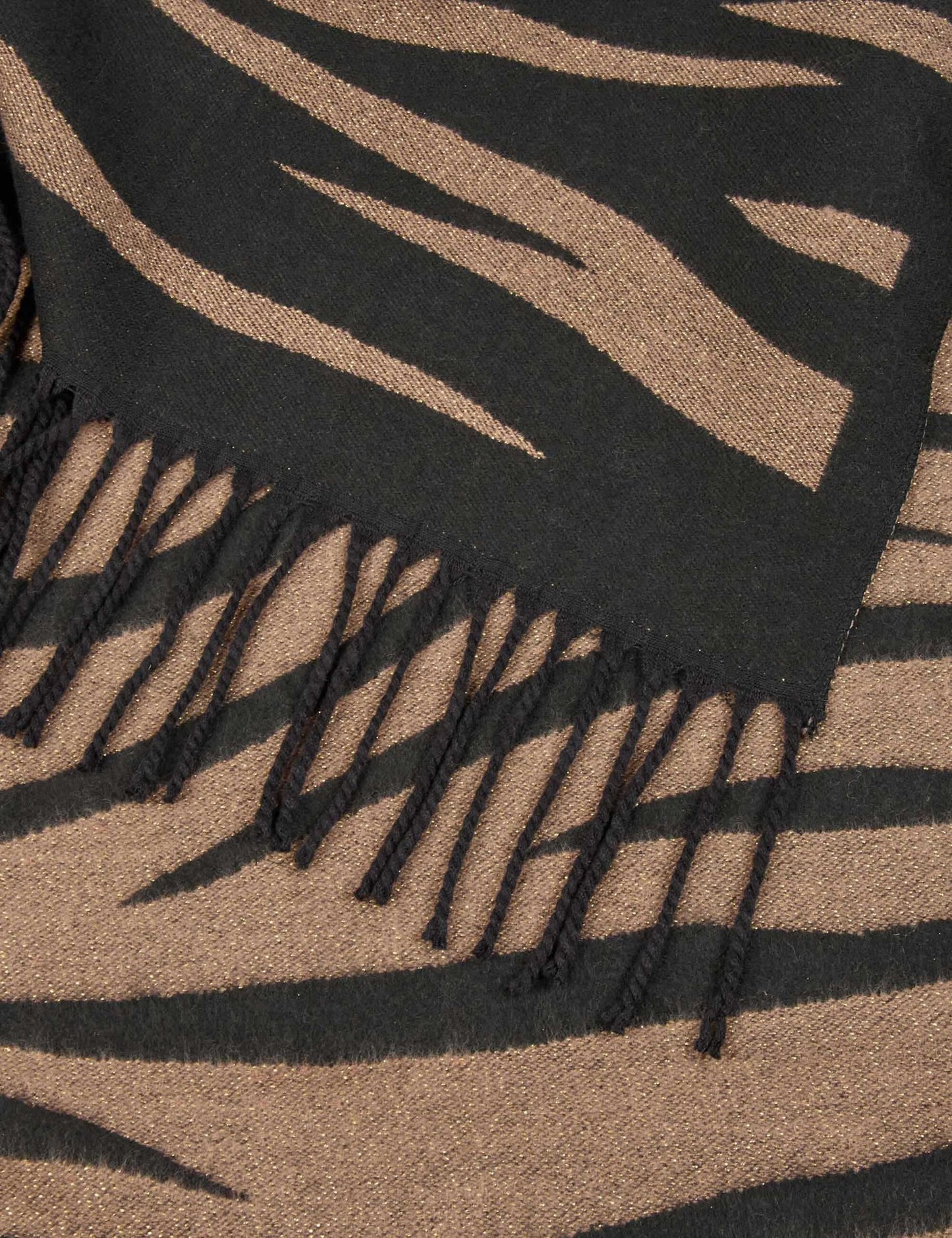 Morgan sciarpa in lurex zebrata