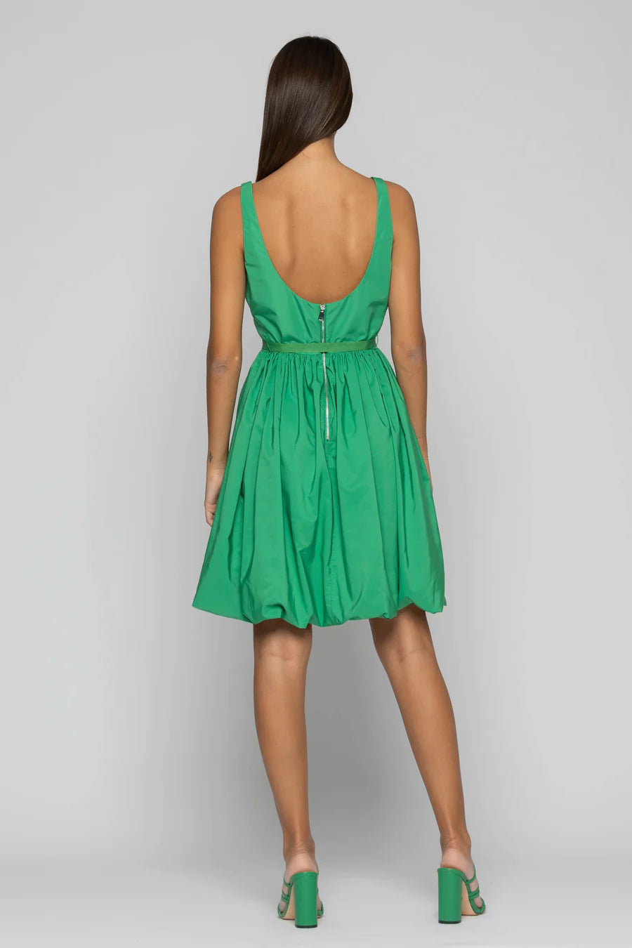 Kocca abito corto smanicato verde retro