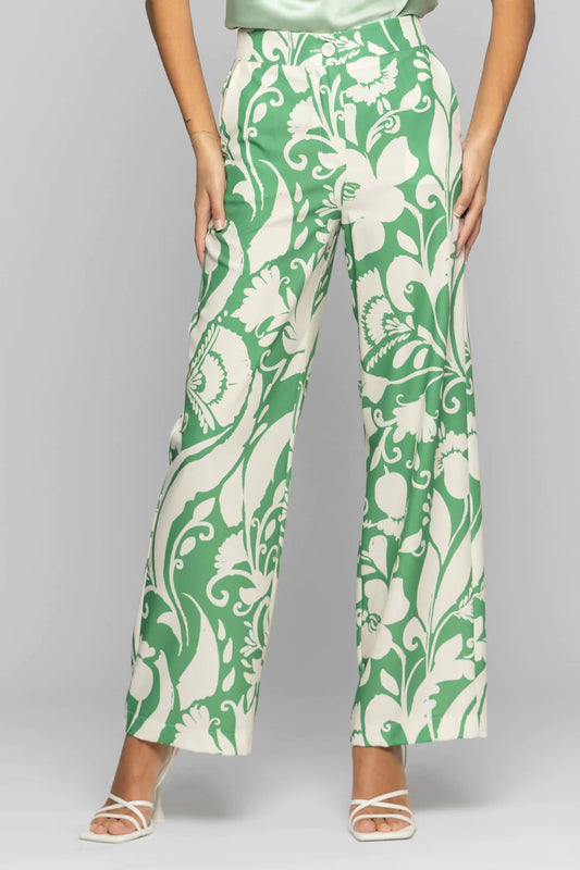 Kocca pantalone fantasia floreale