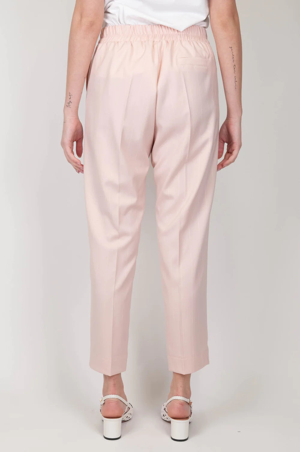 Pantalone Maryley gessato retro