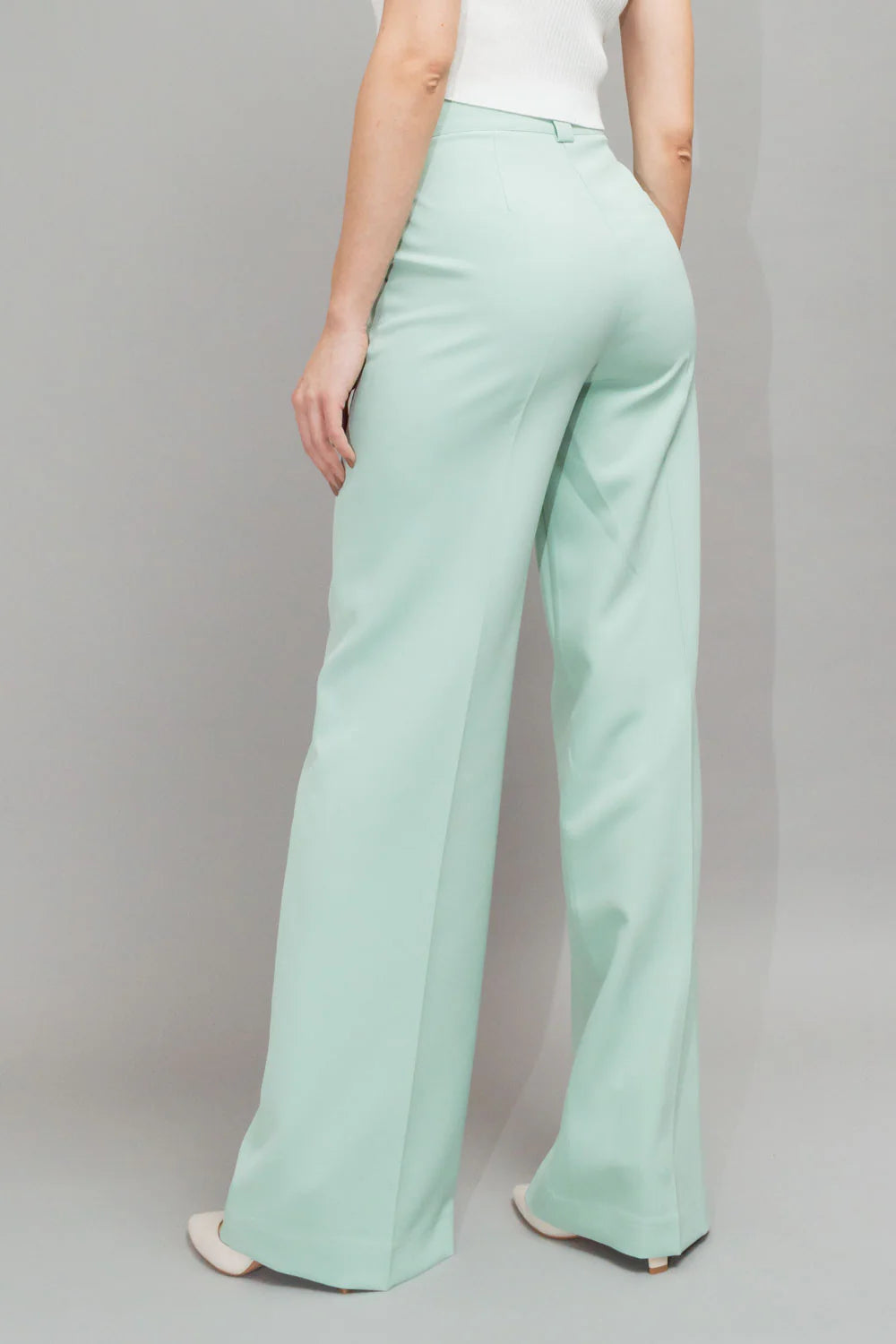 Pantalone_Maryley_palazzo_verde_menta_retro