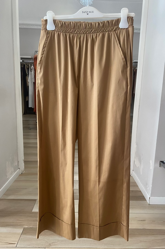 Pantalone in cotone Maryley beige