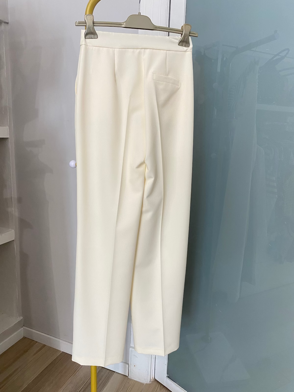 Pantalone palazzo Maryley panna retro