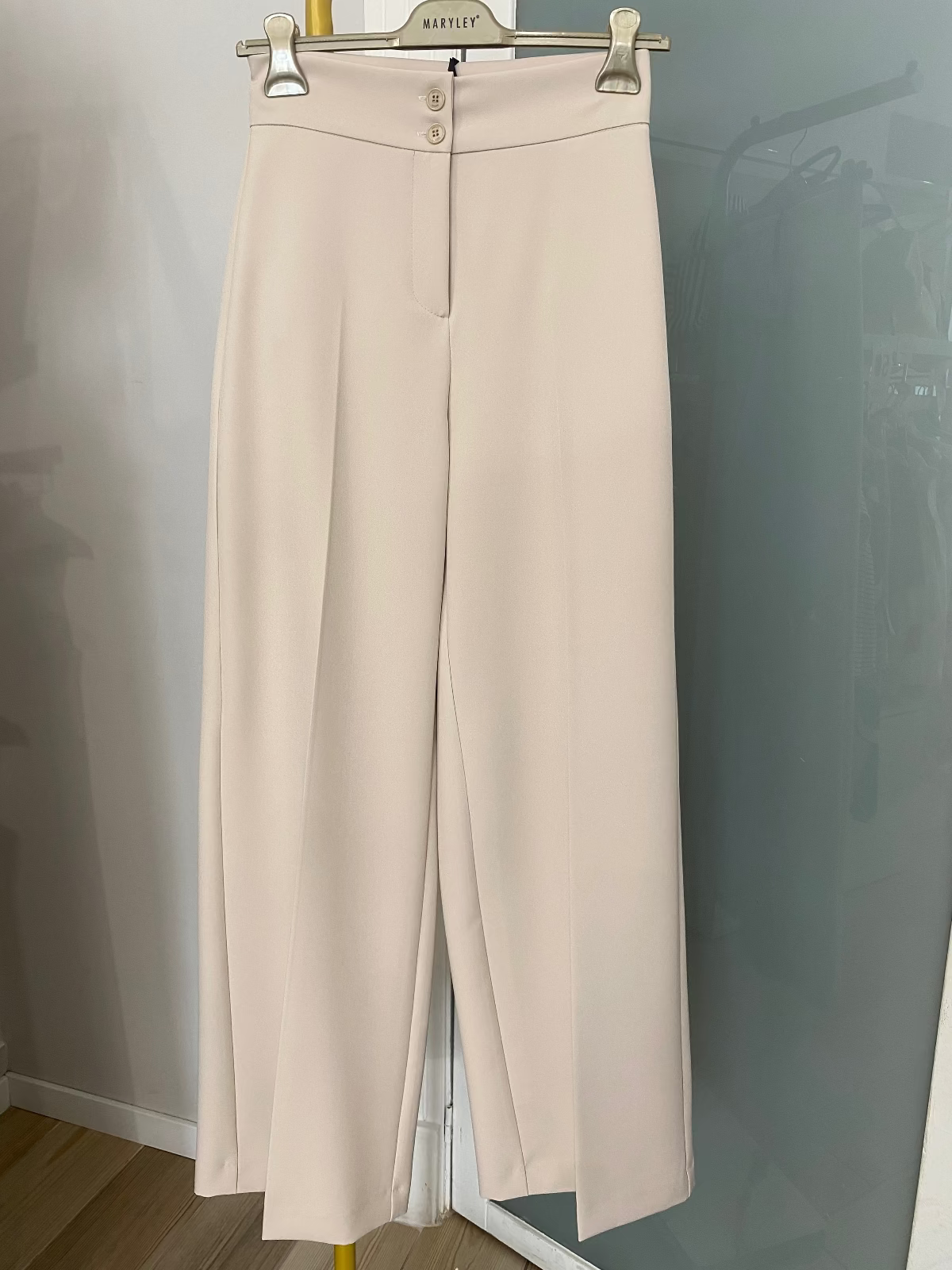 Pantalone palazzo beige Maryley