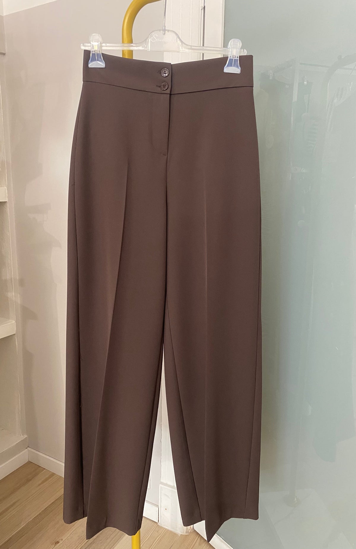 Pantalone palazzo marrone Maryley 