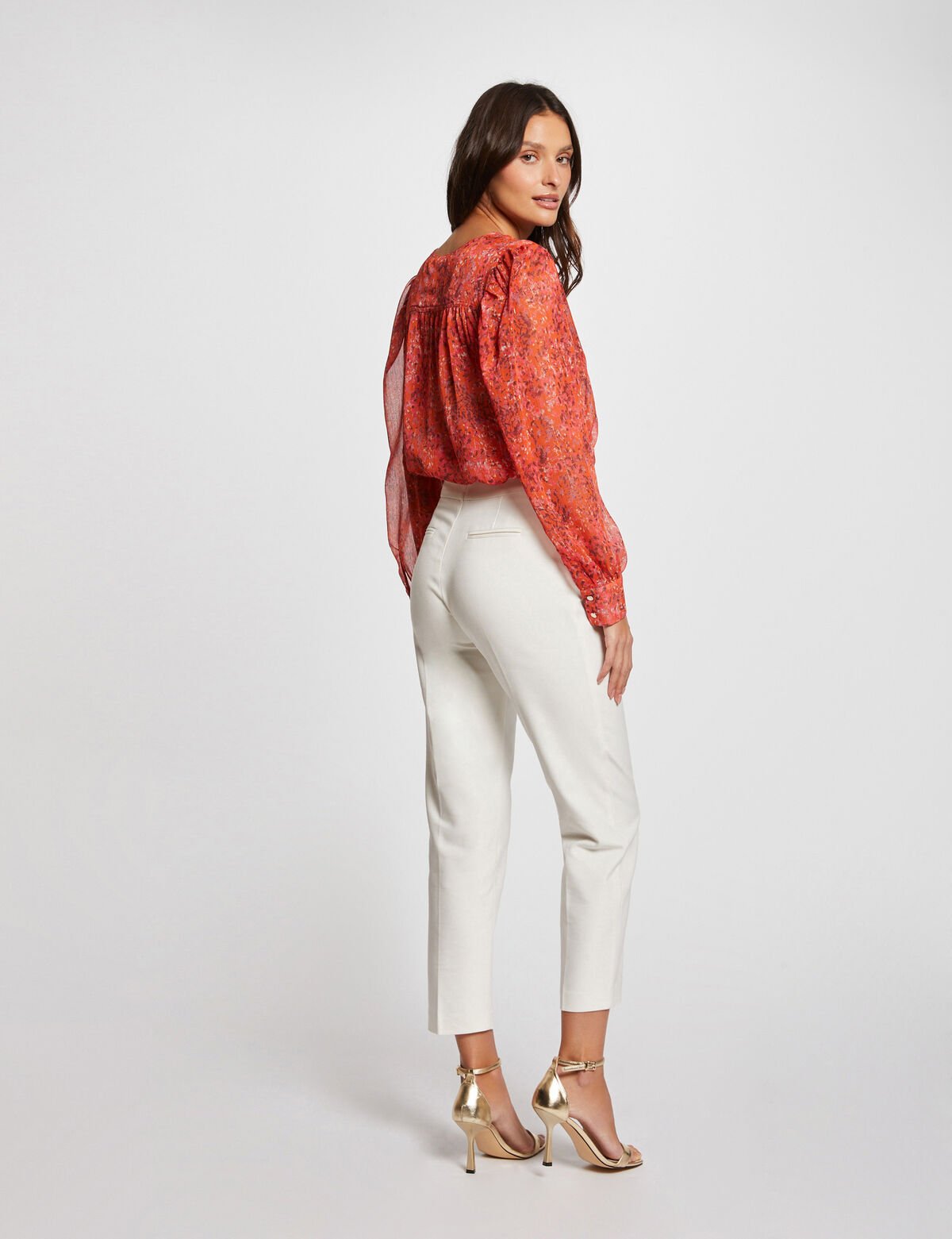 Pantalone bianco Morgan