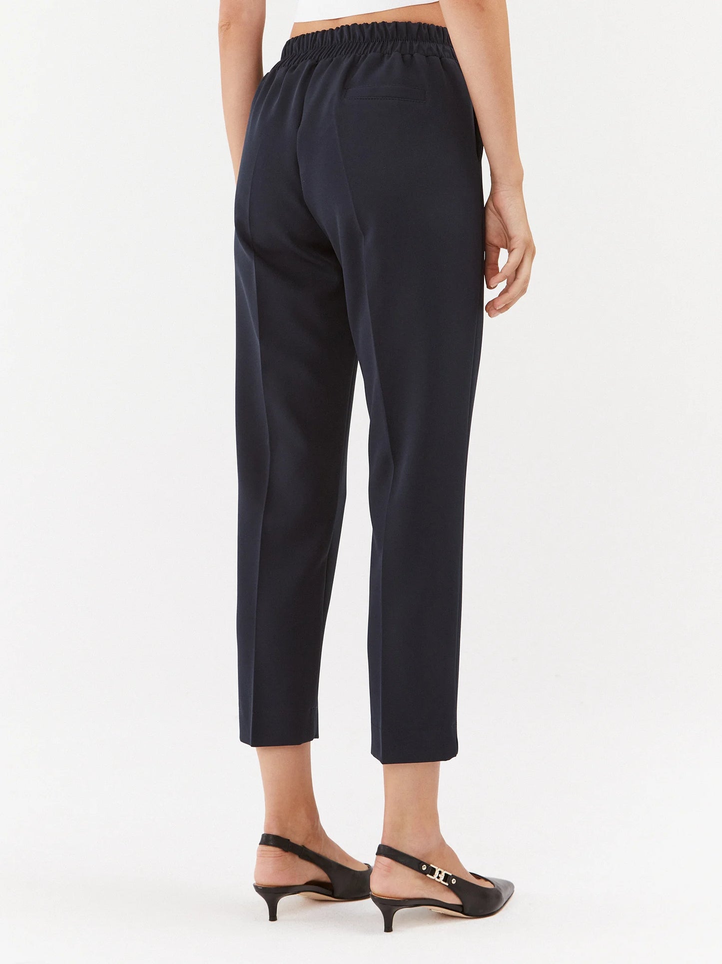 Pantalone dritto Maryley blu retro