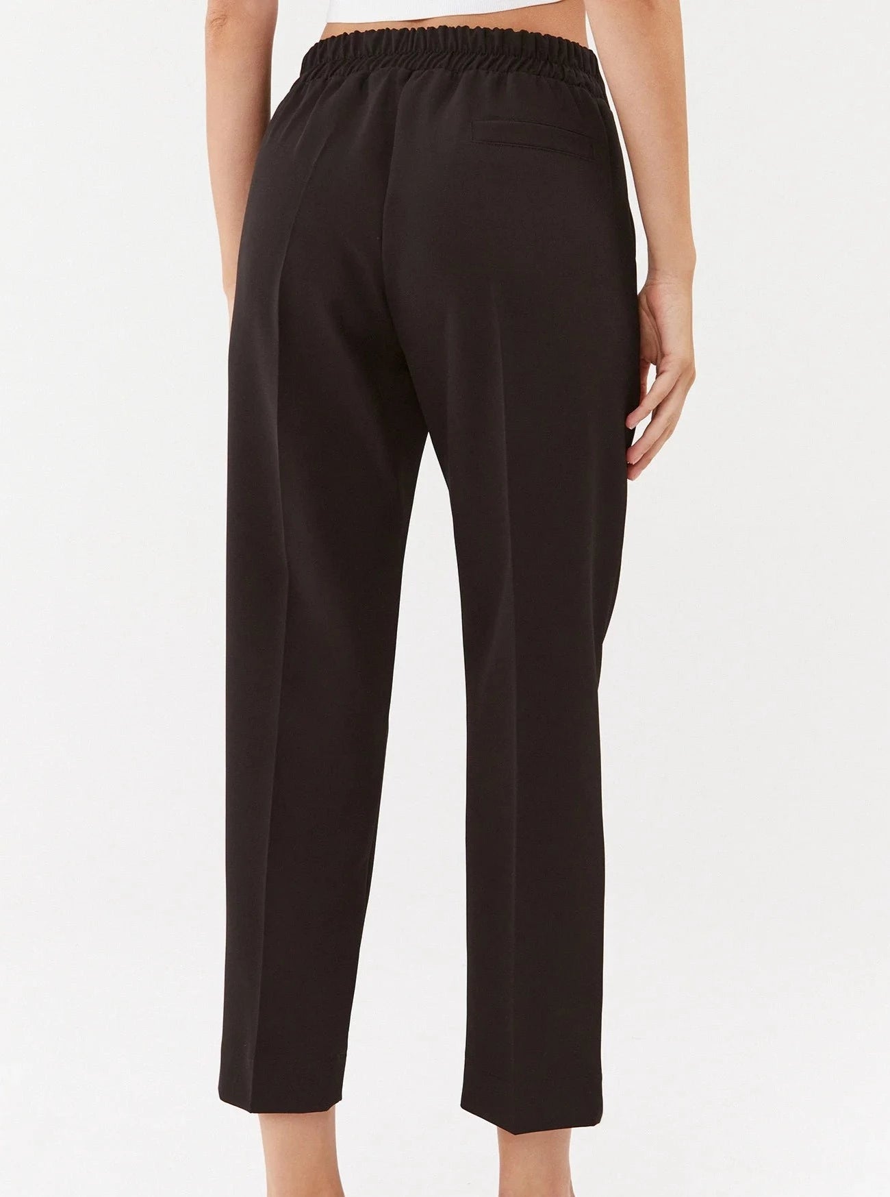 Pantalone dritto Maryley nero  retro