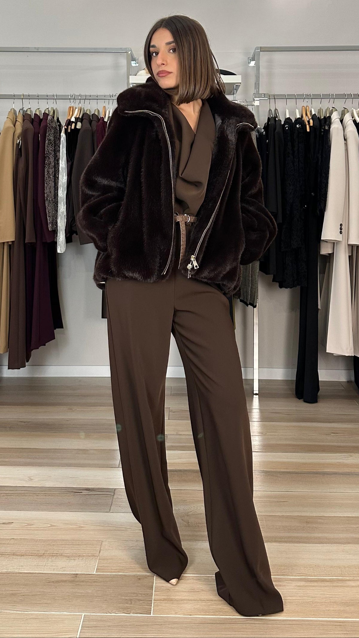 Souvenir ecopelliccia moro