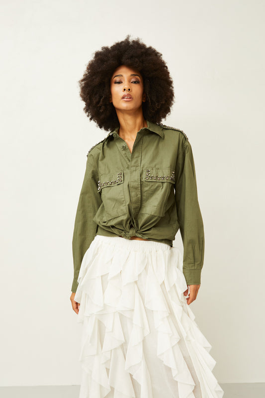 Souvenir camicia con borchie