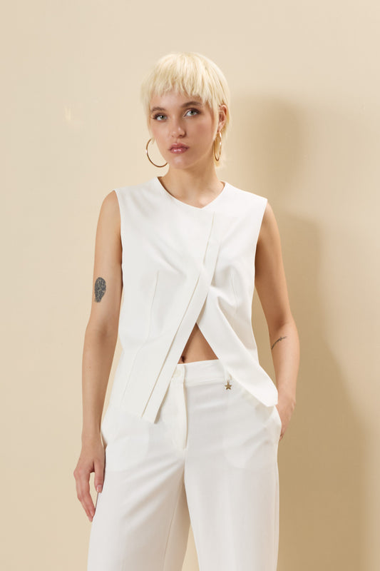 Souvenirgiletinviscosaelinobiancofrontale