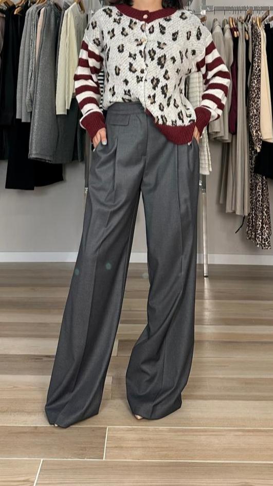 Susy mix cardigan animalier