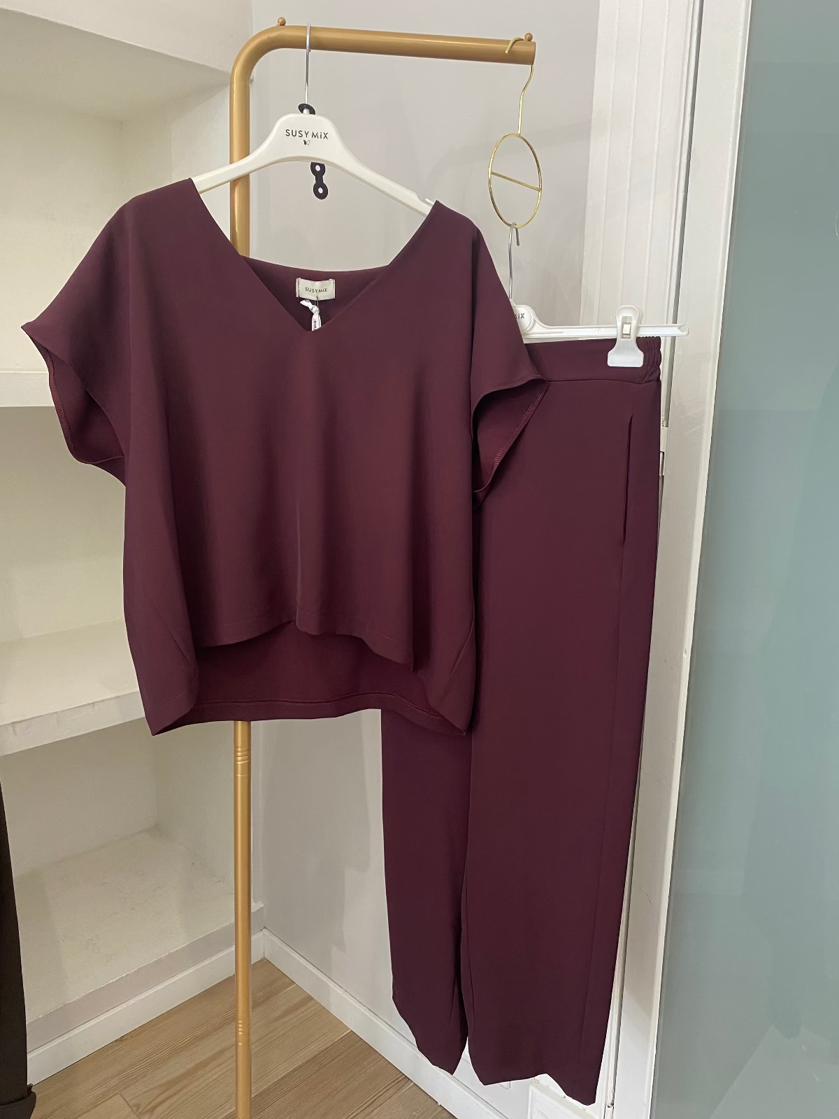 Susy mix completo fluido bordeaux