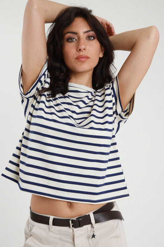 Susy_mix_t-shirt_a_righe_blu