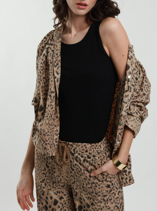 Susy mix camicia maculata frontale