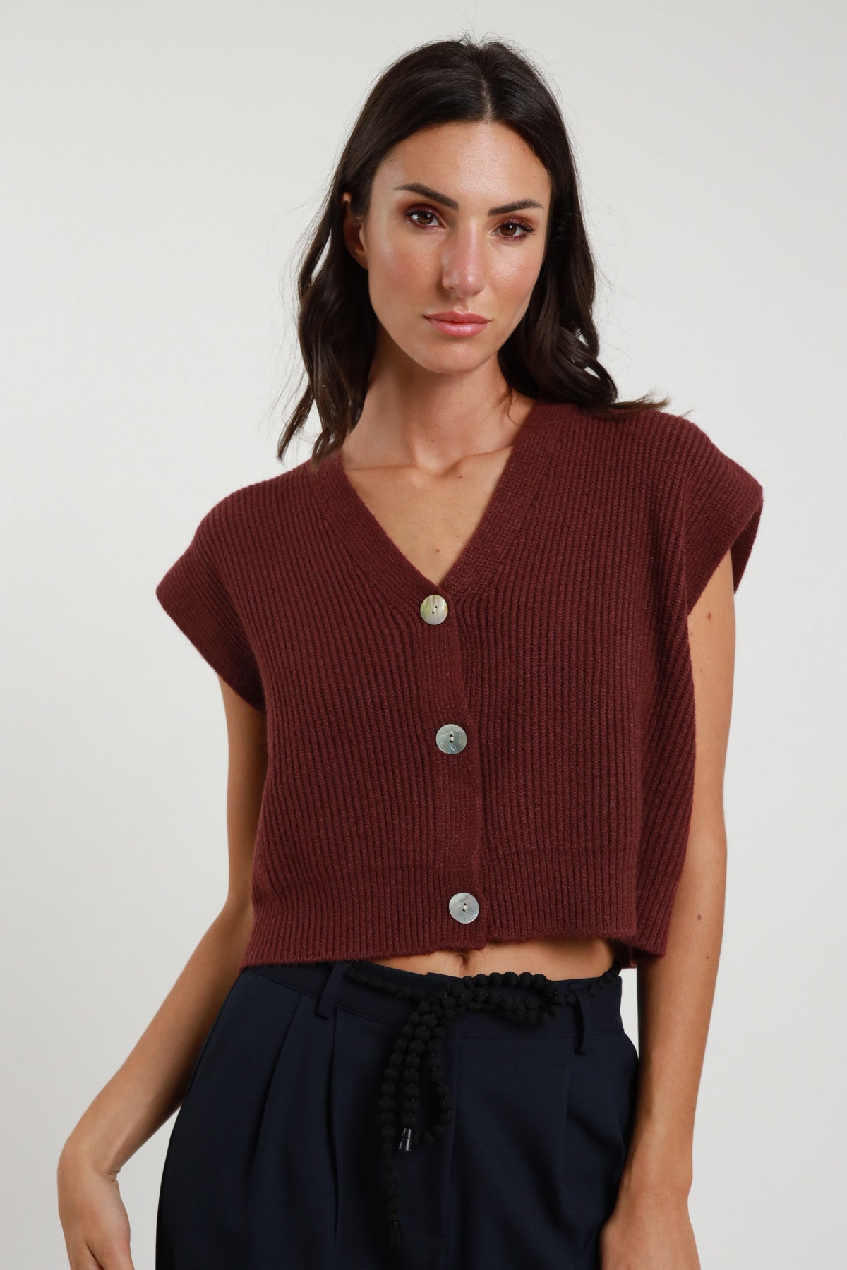 Susymixgiletinmagliabordeaux