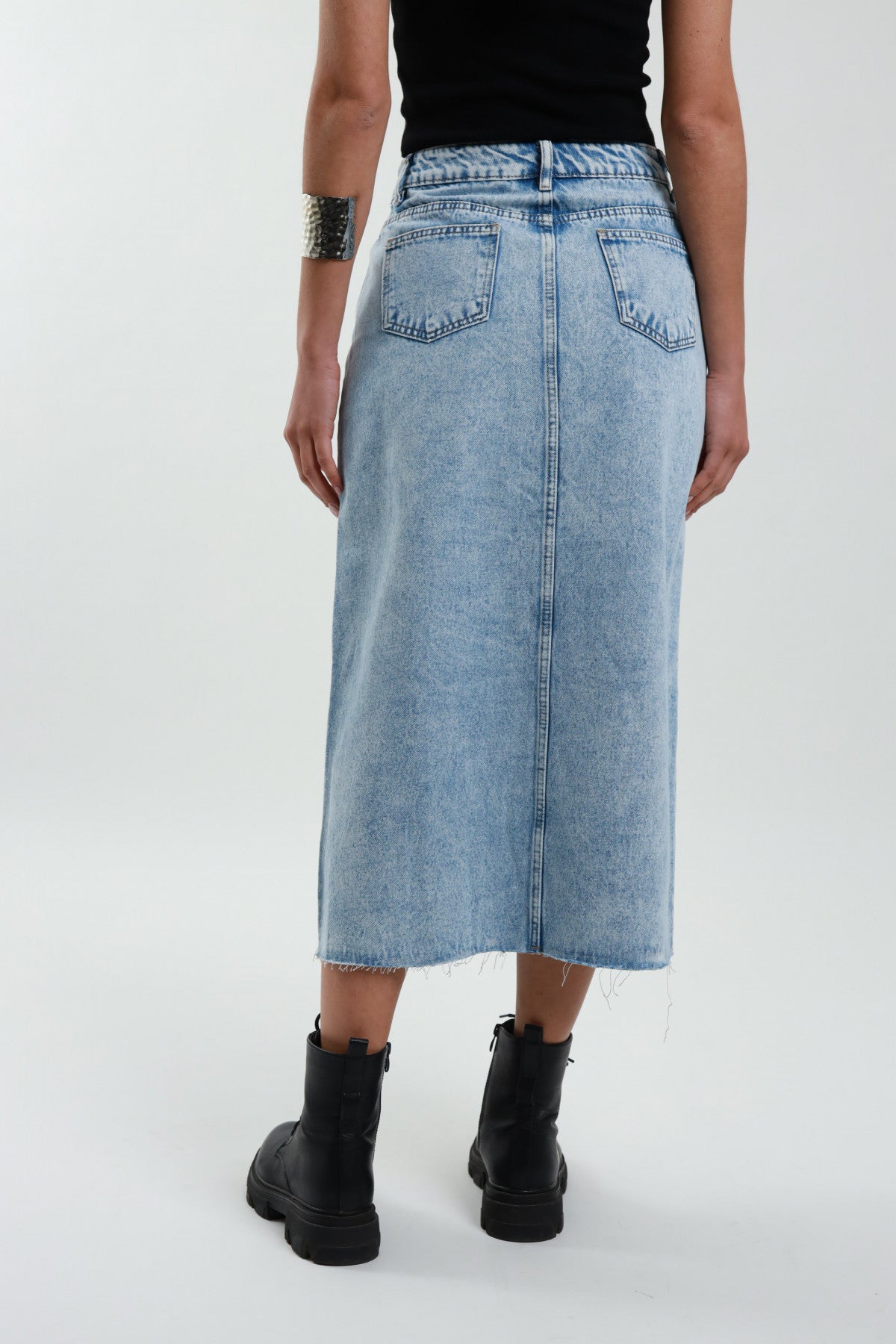 Susy mix gonna in denim  retro