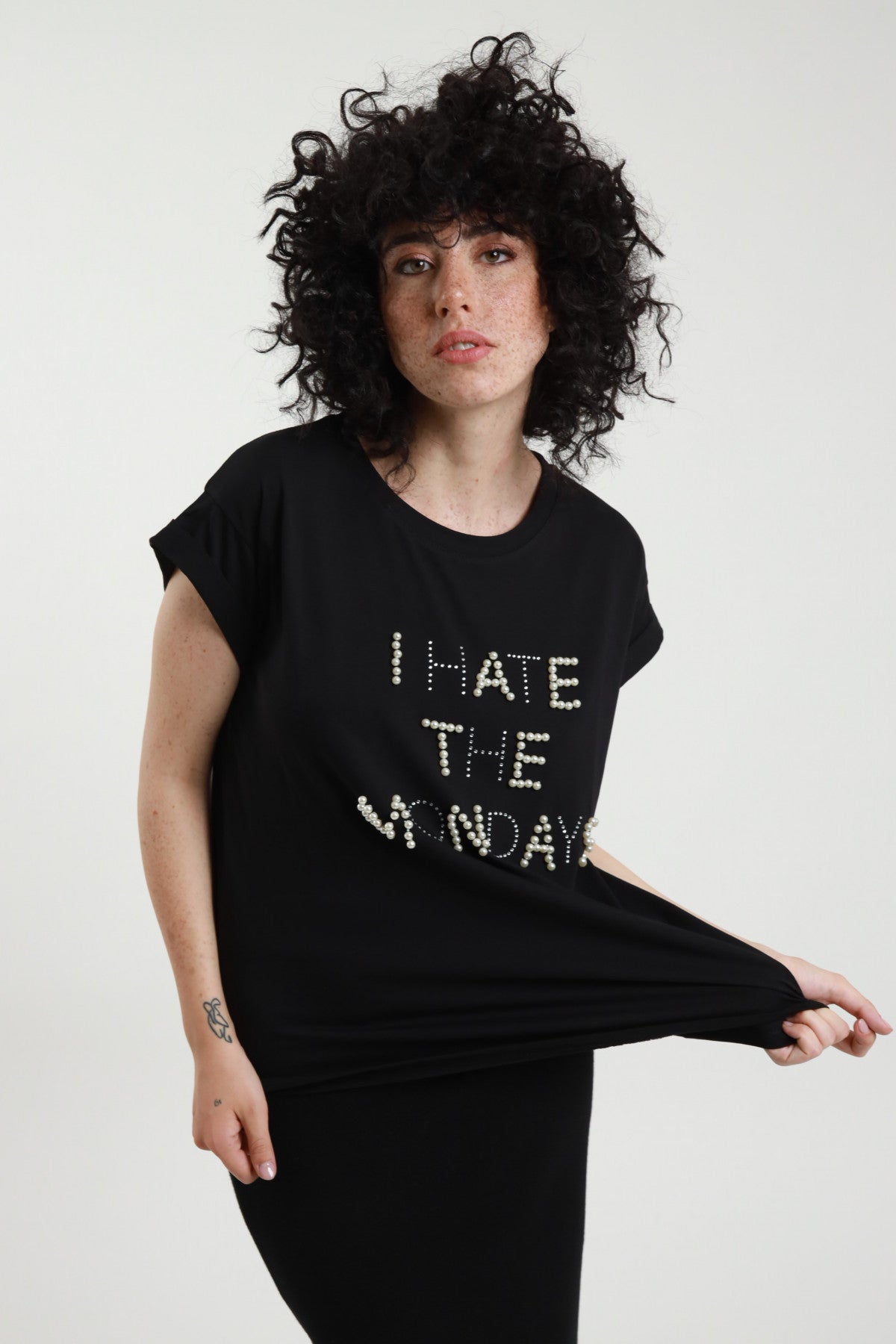 Susymixt-shirtconperleestrassnera