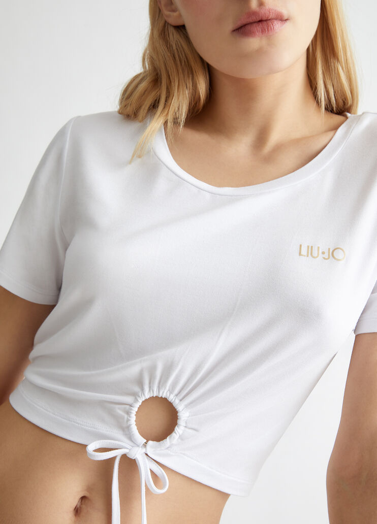 T-shirt Liu Jo corta dettaglio