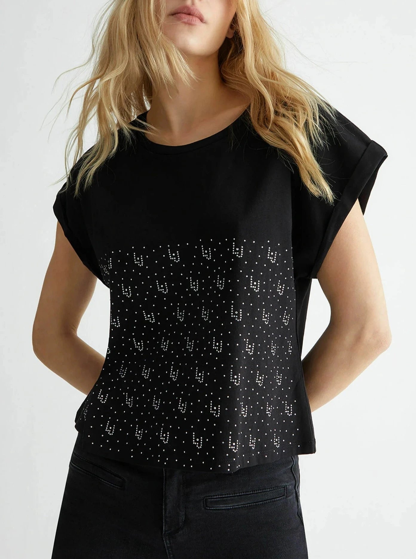 T-shirt Liu Jo strass