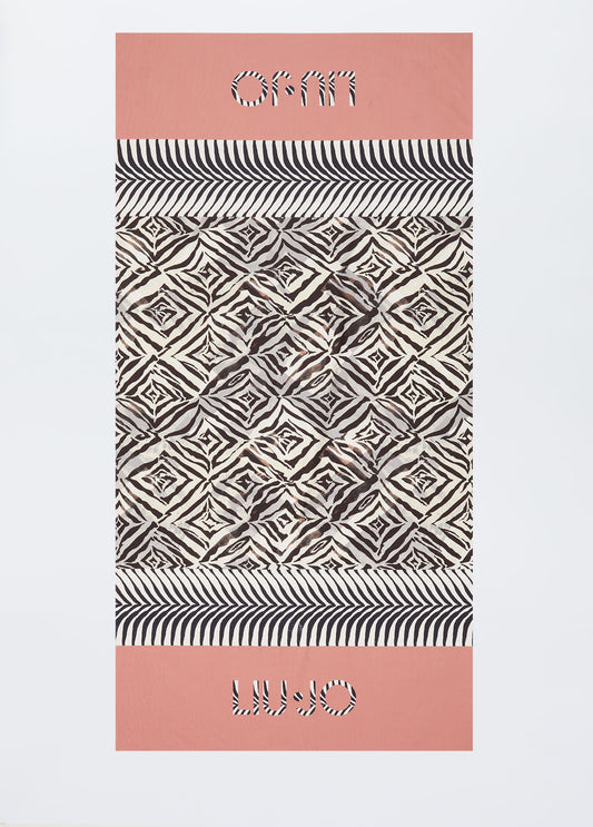 Telo mare Liu Jo animalier frontale