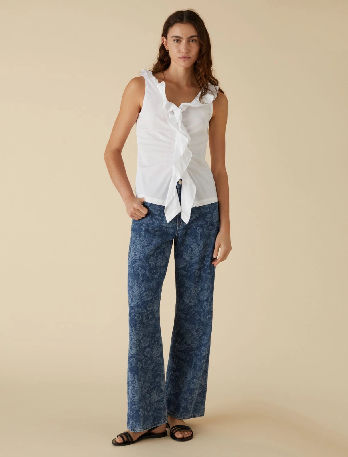 Top Emme Marella bianco frontale