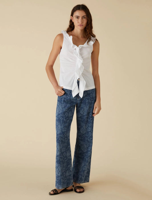 Top Emme Marella bianco frontale