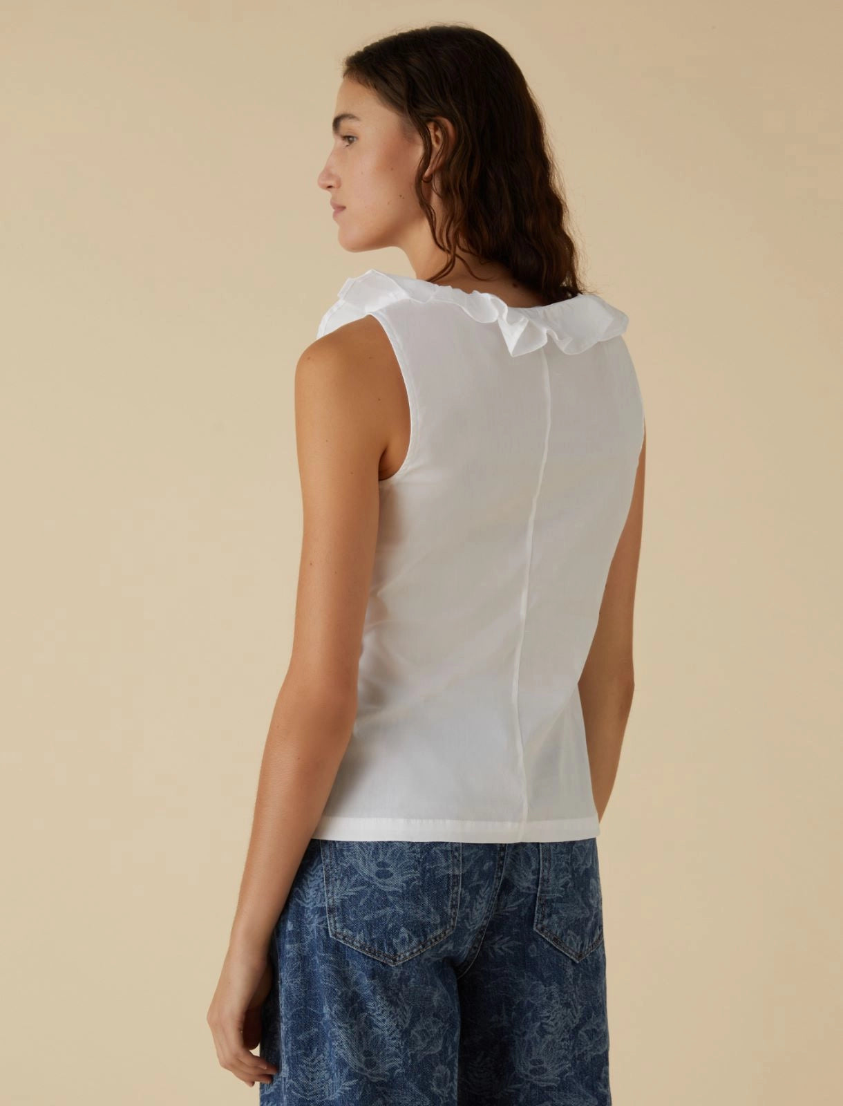 Top Emme Marella bianco retro