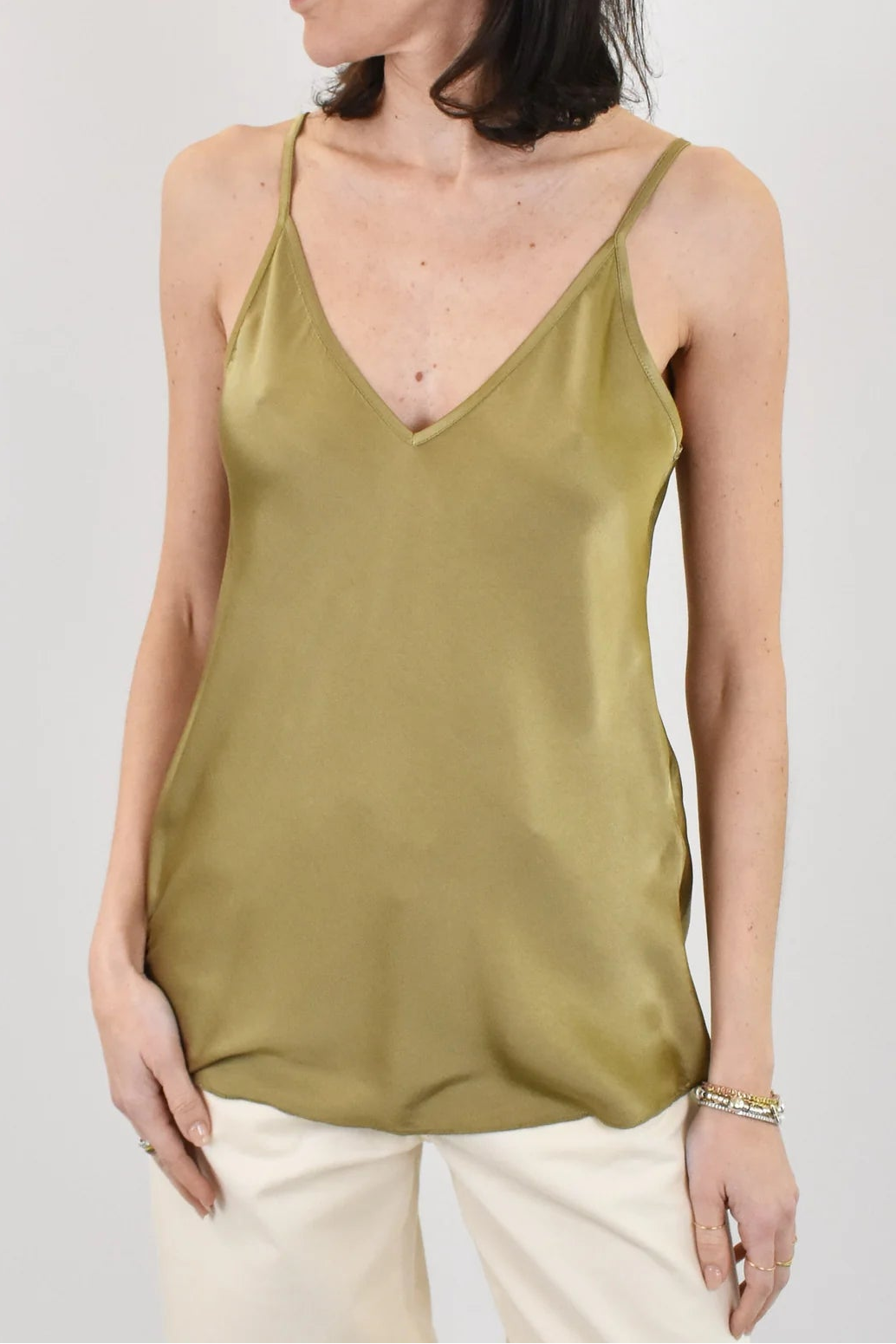 Top_in_satin_Have_one_verde